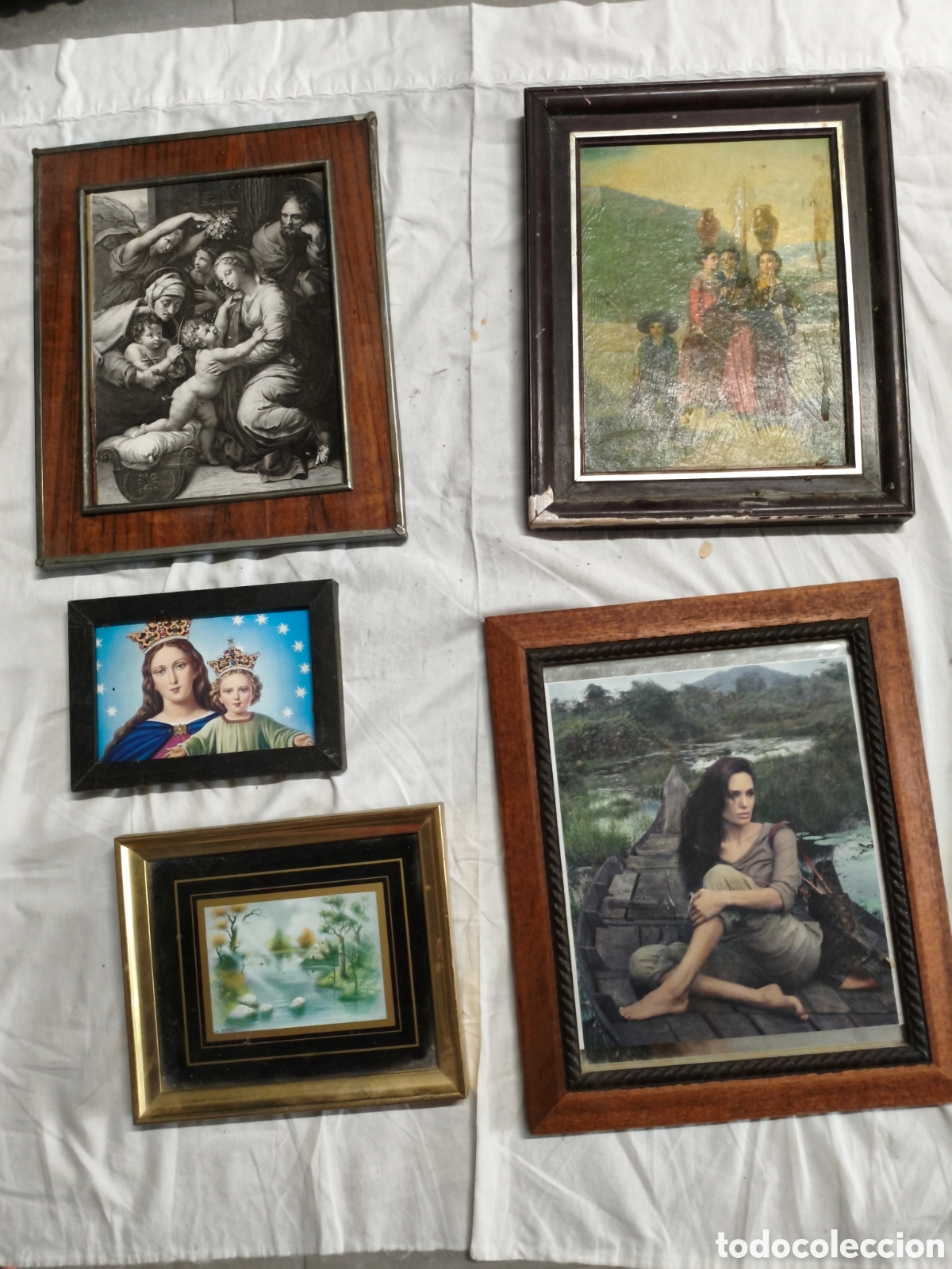 Antig&uuml;edades: Lote cuadros antiguos - Foto 2