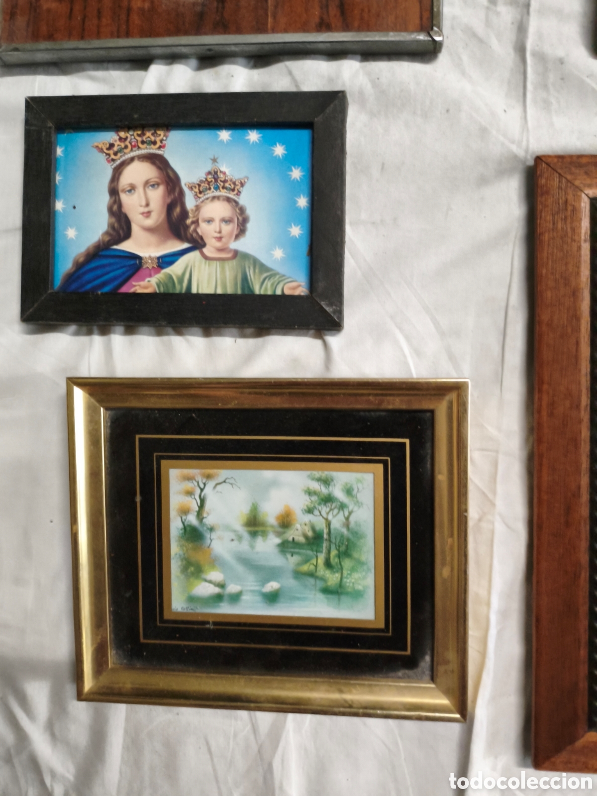 Antig&uuml;edades: Lote cuadros antiguos - Foto 5