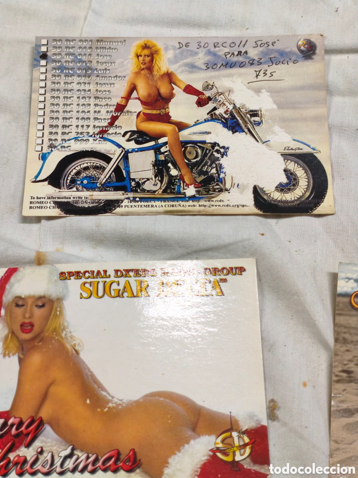Antig&uuml;edades: Lote postales eroticas - Foto 2