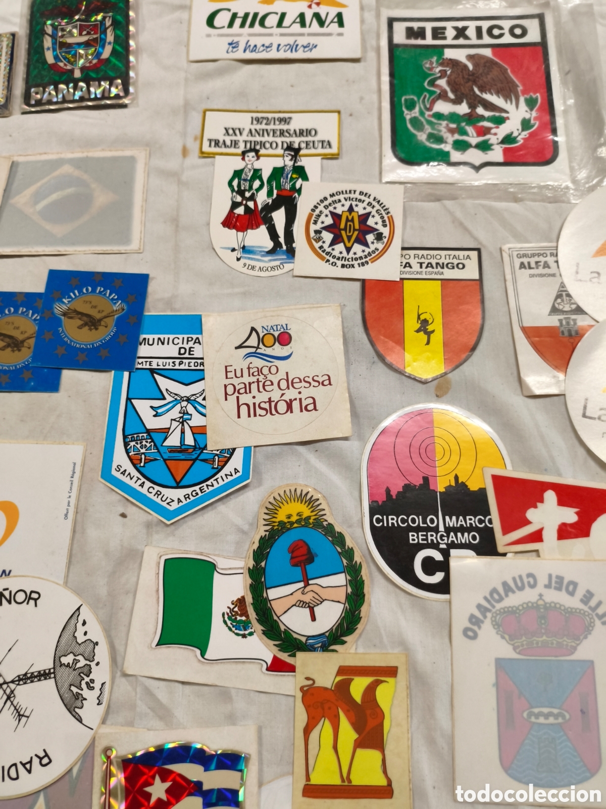 Antig&uuml;edades: Gran lote autoadhesivos antiguos - Foto 8