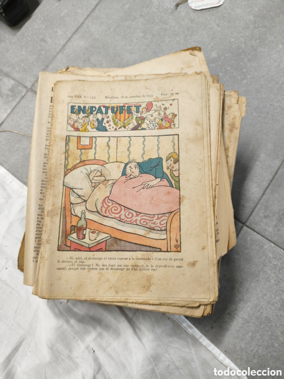 Antig&uuml;edades: Gran lote revista Patufet
