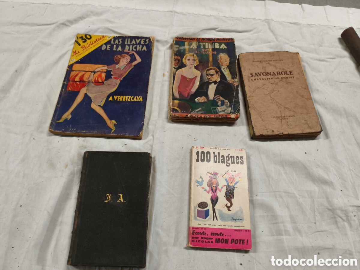 Antig&uuml;edades: Lote libros muy antiguos