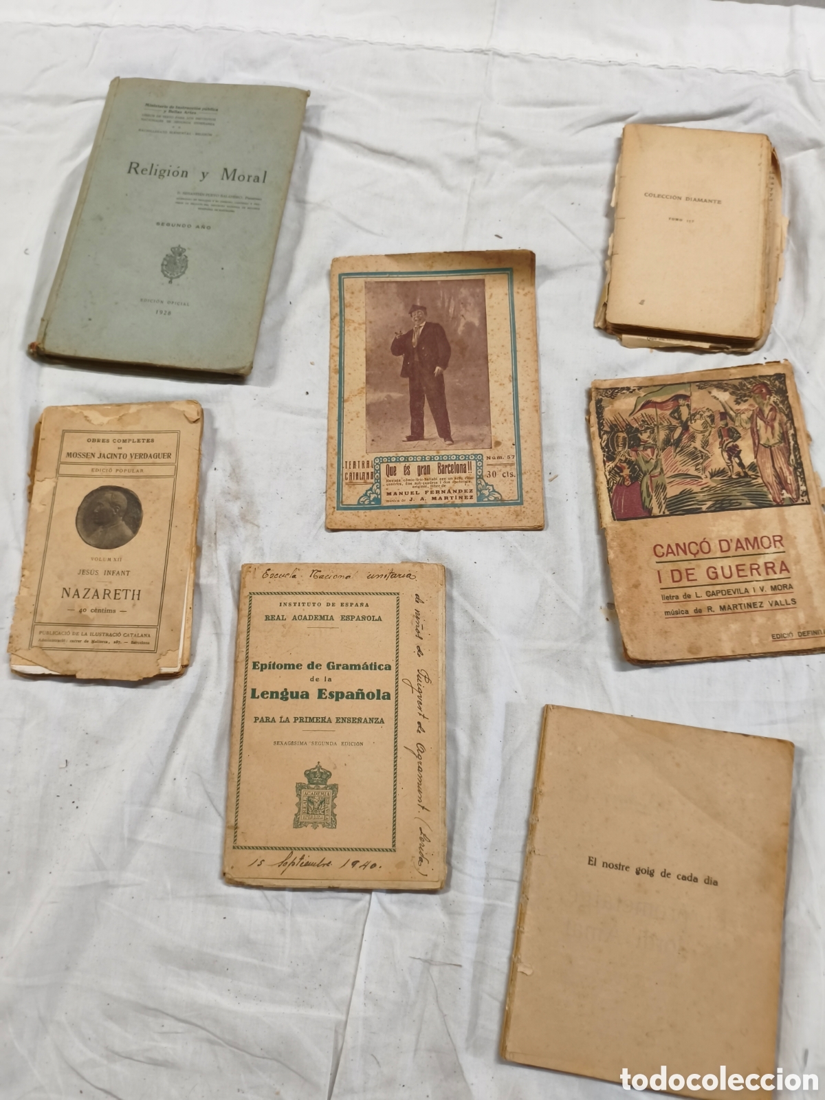 Antig&uuml;edades: Lote libros muy antiguos