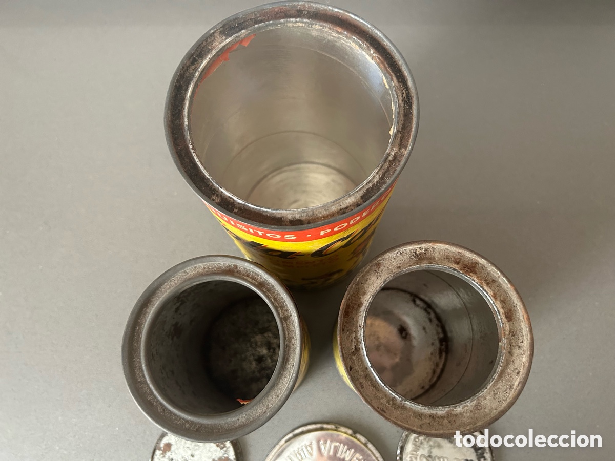 Antig&uuml;edades: 3 Botes de Cola Cao 1945 - 1960 - Foto 11