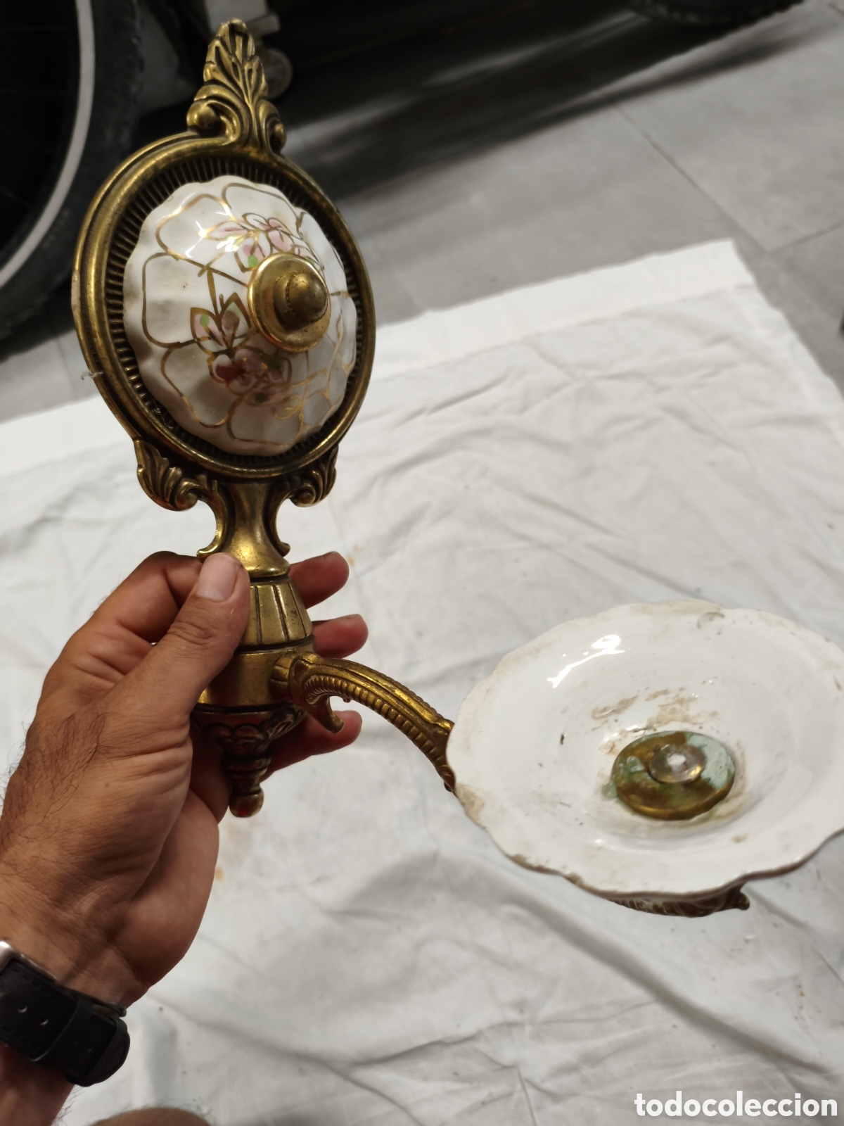 Antig&uuml;edades: Aplique luz para pared