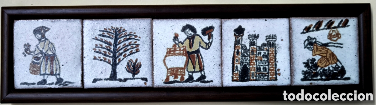 Antig&uuml;edades: PANEL DE AZULEJOS ANTIGUOS