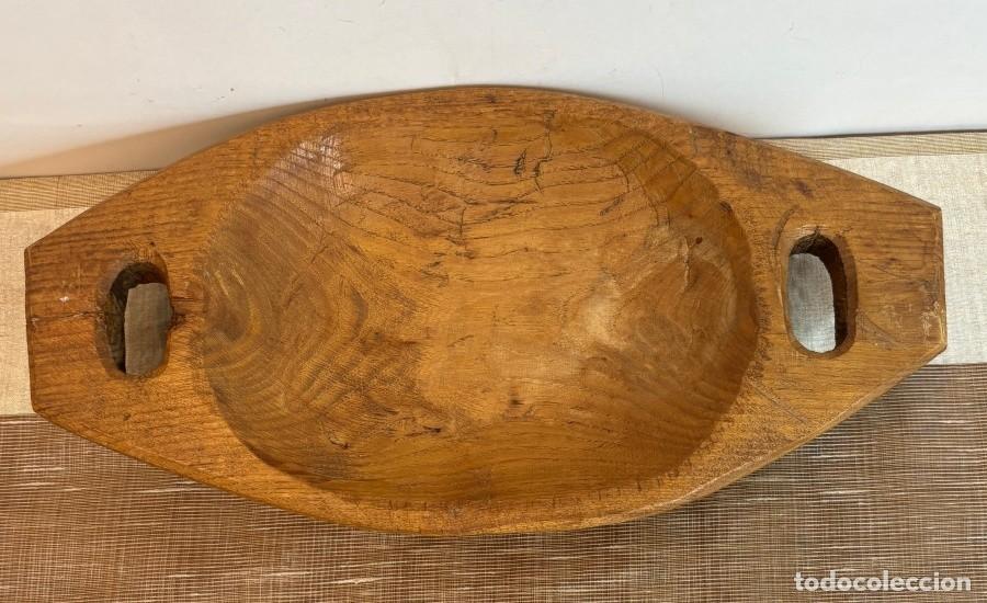 Antig&uuml;edades: Lote de Tres Cuencos de Madera - Foto 4