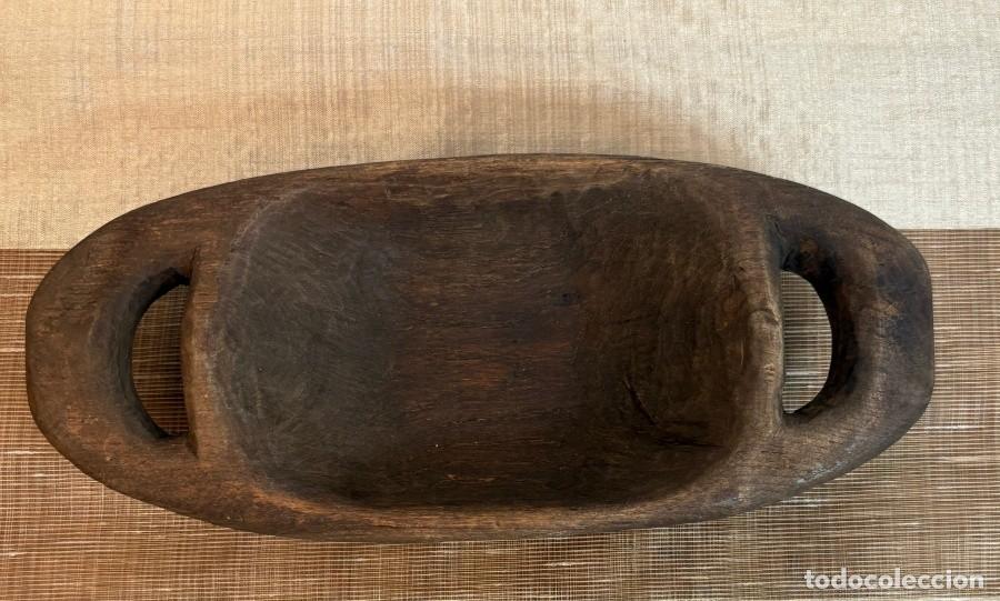 Antig&uuml;edades: Lote de Tres Cuencos de Madera - Foto 8