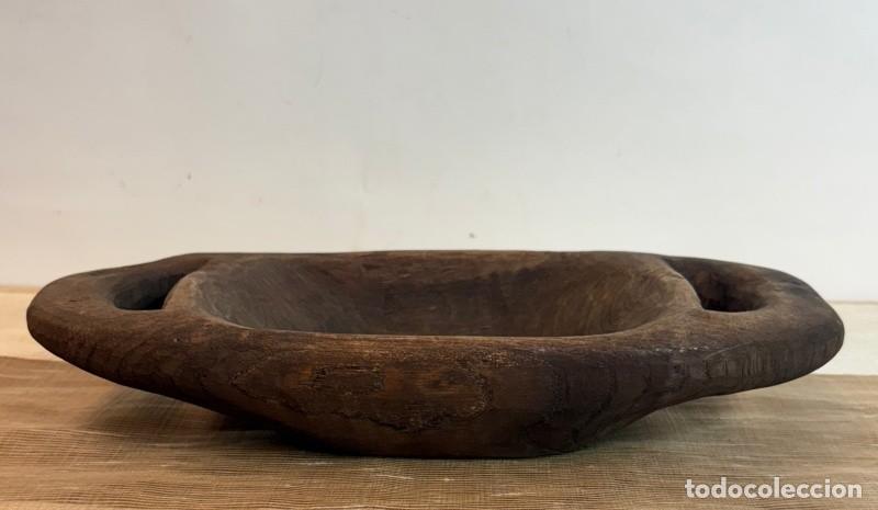 Antig&uuml;edades: Lote de Tres Cuencos de Madera - Foto 9