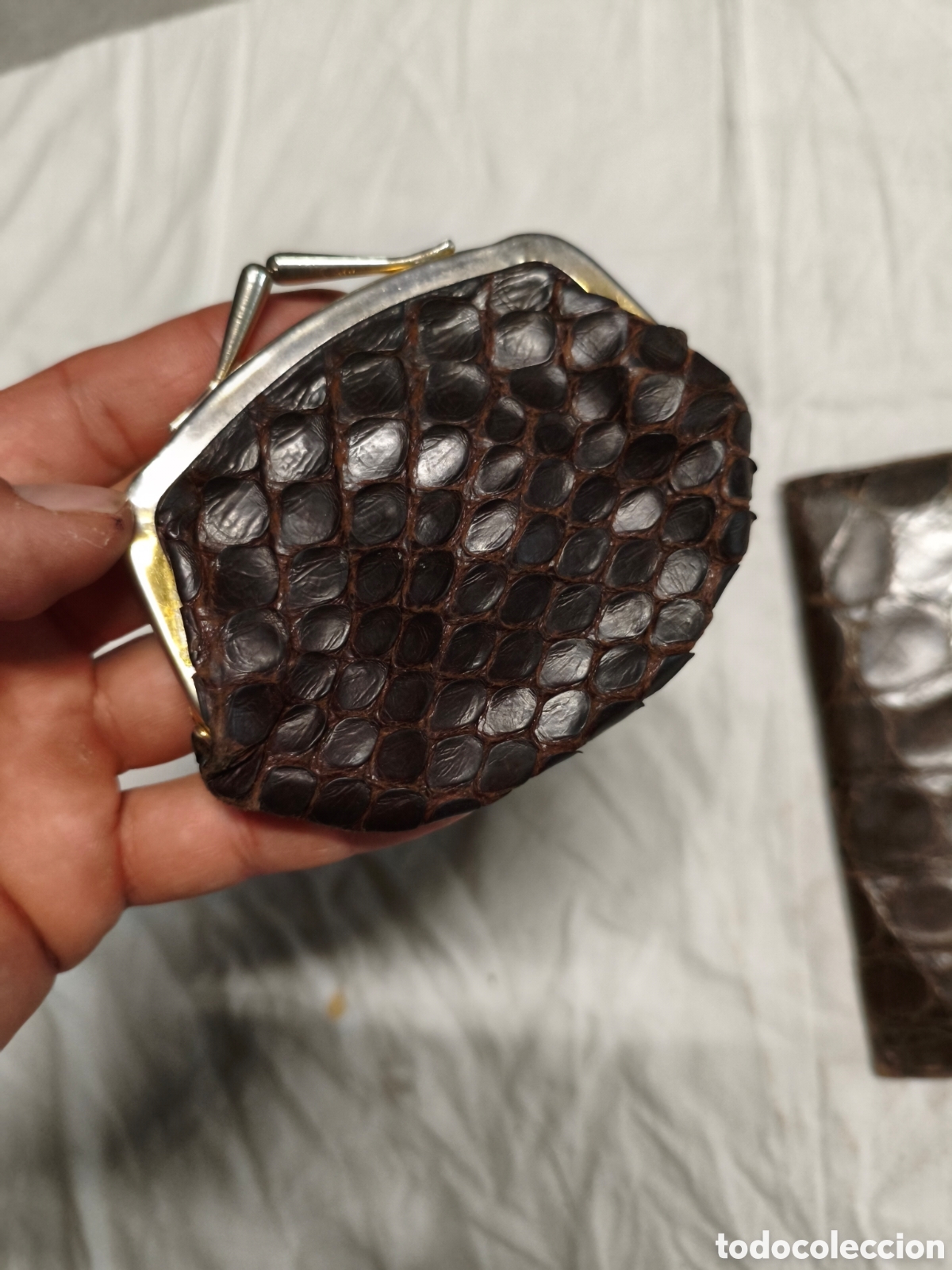 Antig&uuml;edades: Cartera y monedero vintage - Foto 2