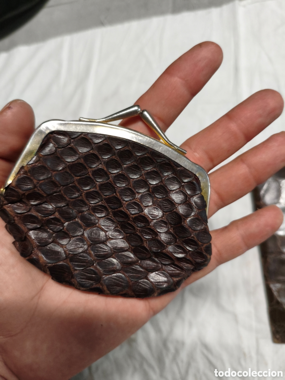 Antig&uuml;edades: Cartera y monedero vintage - Foto 3