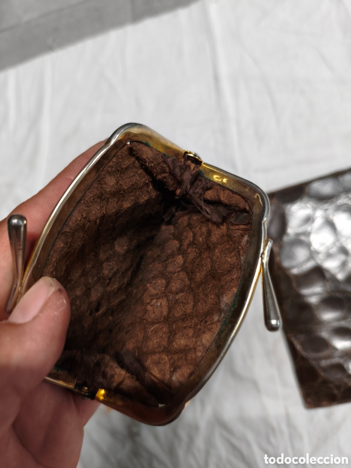 Antig&uuml;edades: Cartera y monedero vintage - Foto 4