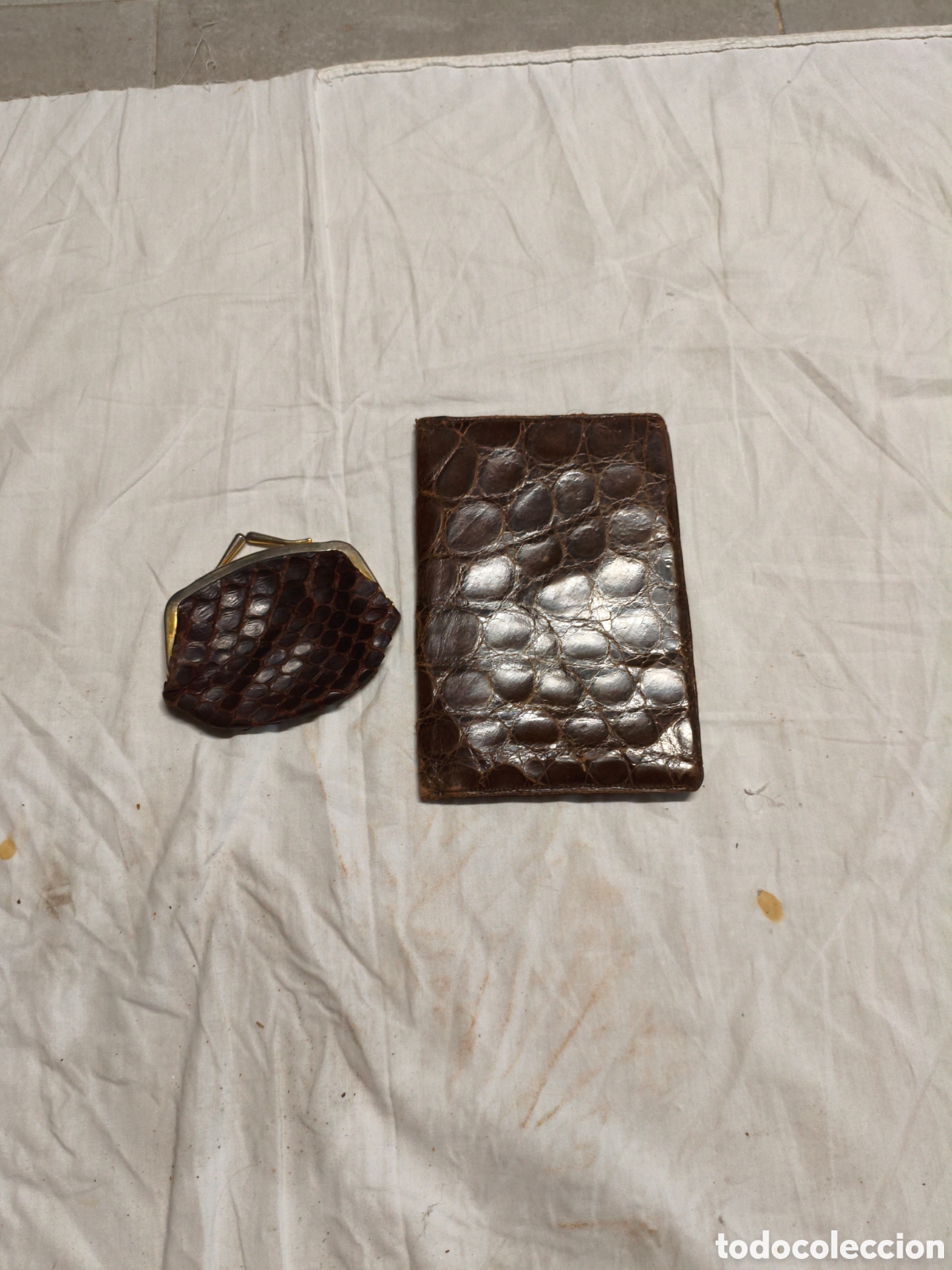 Oggetti Antichi: Cartera y monedero vintage