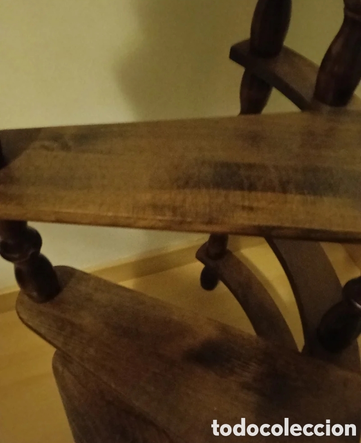 Antig&uuml;edades: Silla madera caracol librer&iacute;a nueva - Foto 5