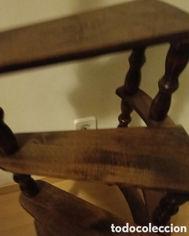 Antig&uuml;edades: Silla madera caracol librer&iacute;a nueva - Foto 8