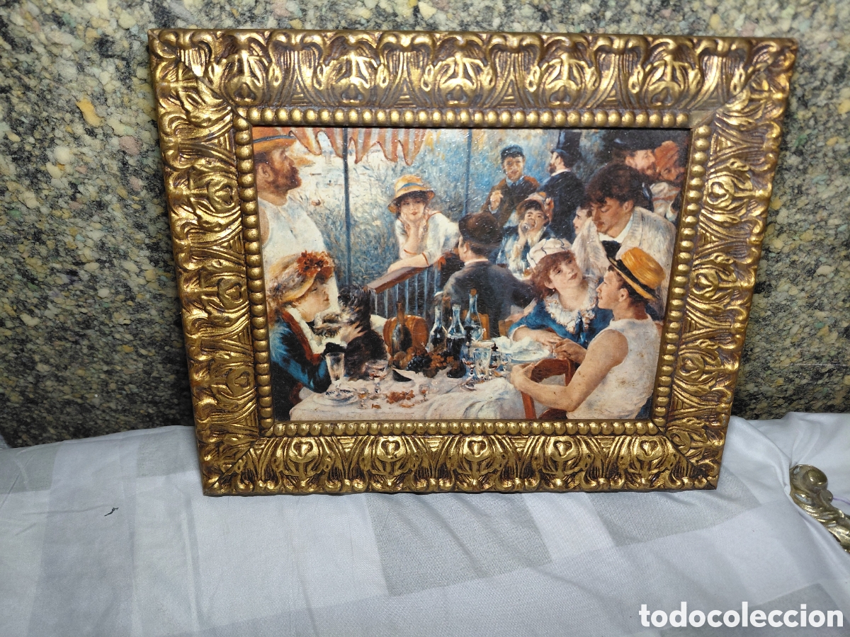 Antig&uuml;edades: pintura &rdquo;El almuerzo de los remeros&rdquo; (en franc&eacute;s, Le D&eacute;jeuner des canotiers; en ingl&eacute;s,