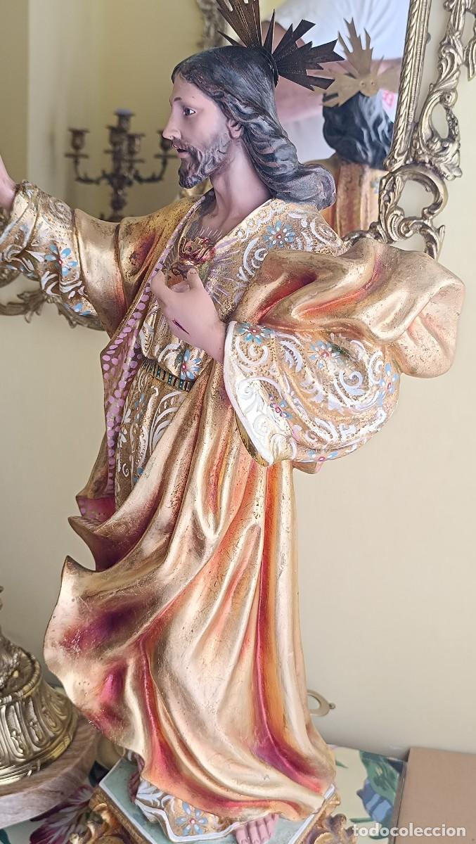 Antig&uuml;edades: Imagen Sagrado coraz&oacute;n de jes&uacute;s