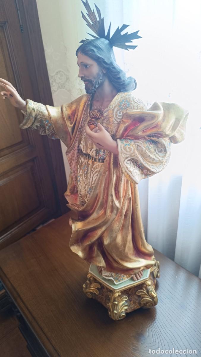 Antig&uuml;edades: Imagen Sagrado coraz&oacute;n de jes&uacute;s - Foto 10