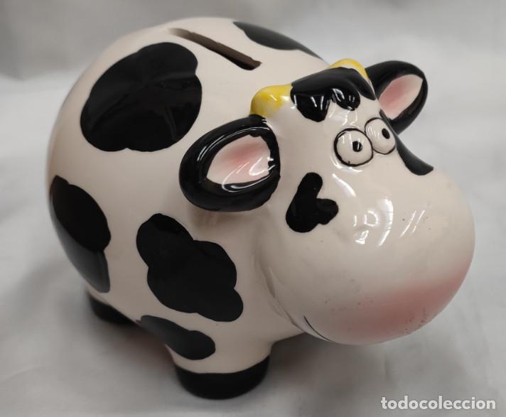 Antig&uuml;edades: HUCHA DE PORCELANA CON FORMA DE VACA - Foto 2