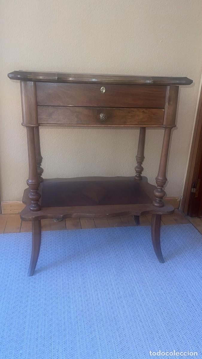 Antig&uuml;edades: Mesa colecci&oacute;n sellos - Foto 4