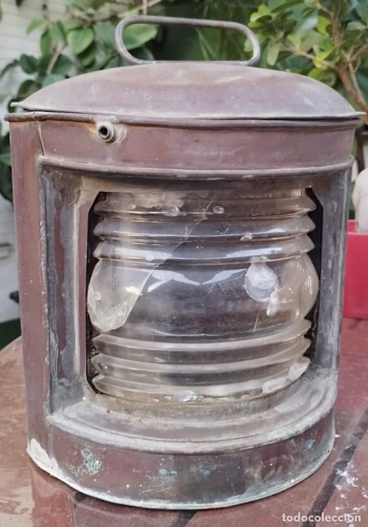 Antig&uuml;edades: L&aacute;mpara de barco antigua