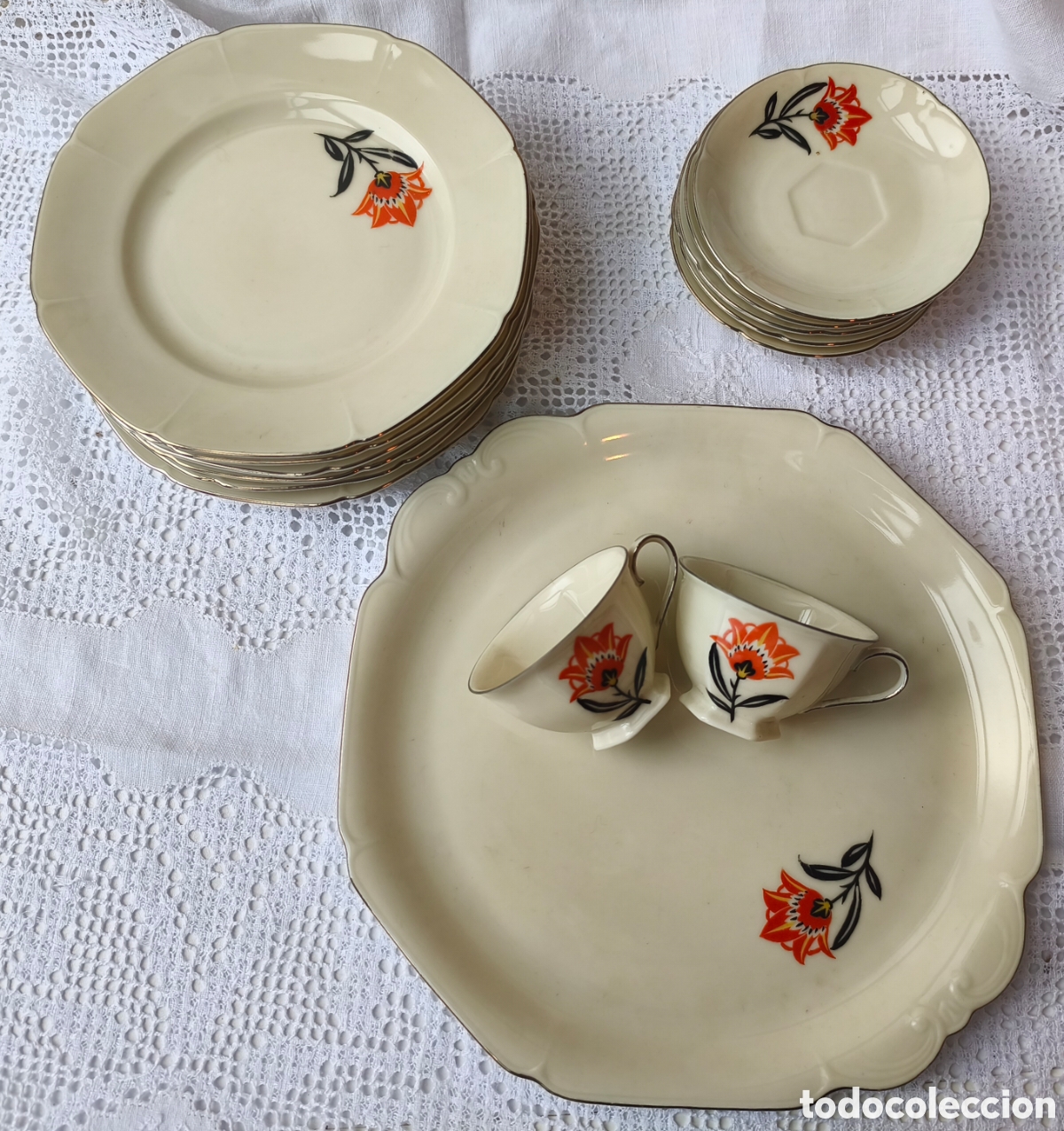 Antig&uuml;edades: Vajilla Antigua Porcelana Epiag Czechoslovakia Vintage