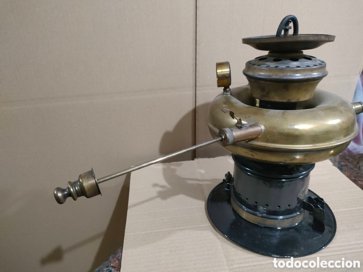 Antig&uuml;edades: Lampara Petromax antiguo - Foto 3
