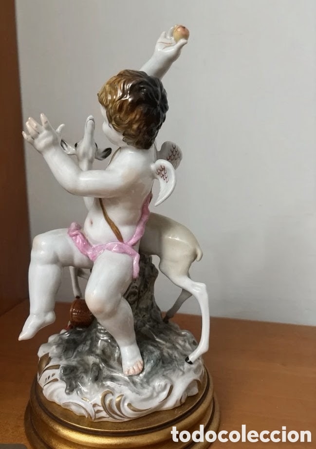 Antig&uuml;edades: Querubin cer&aacute;mica ALCORA - Foto 2