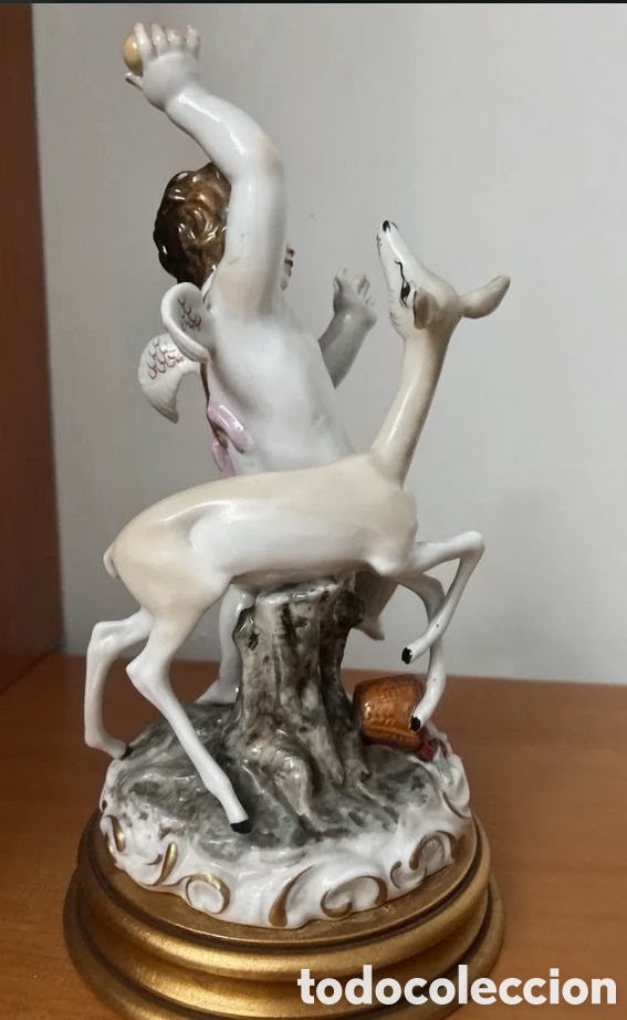 Antig&uuml;edades: Querubin cer&aacute;mica ALCORA - Foto 3