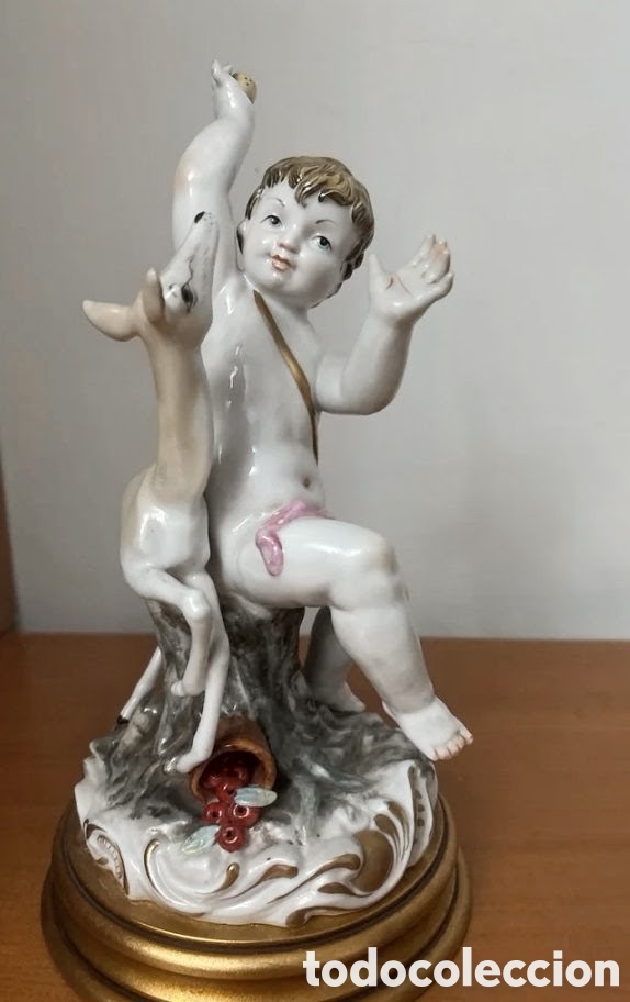 Antig&uuml;edades: Querubin cer&aacute;mica ALCORA - Foto 4