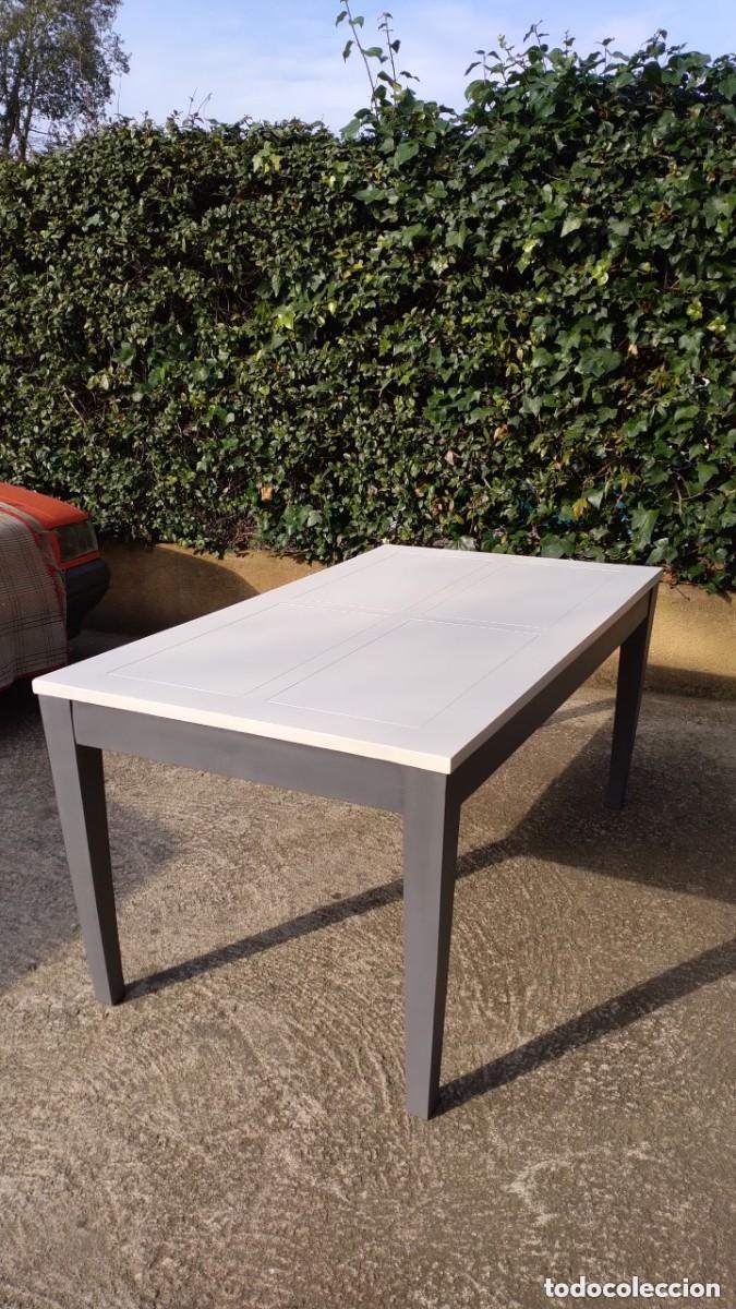 Antig&uuml;edades: Mesa maciza de comedor Vintage RESTAURADA - Foto 3