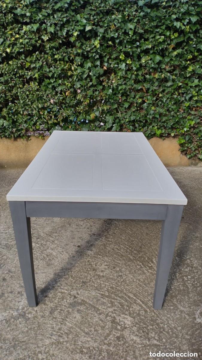 Antig&uuml;edades: Mesa maciza de comedor Vintage RESTAURADA - Foto 4