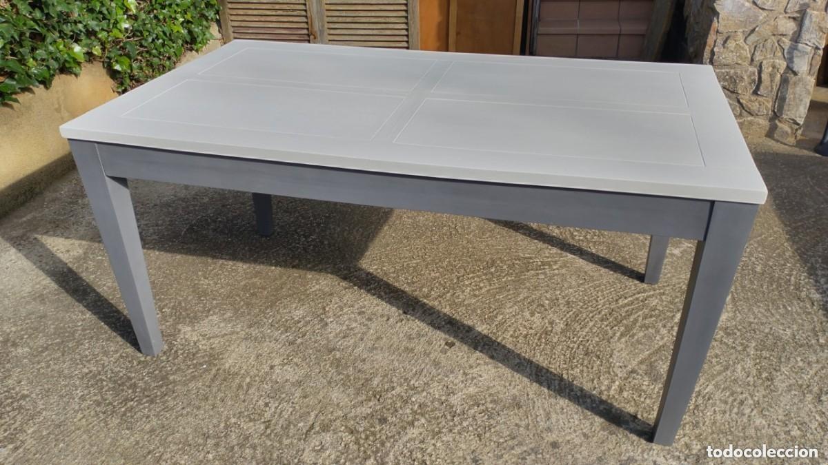 Antig&uuml;edades: Mesa maciza de comedor Vintage RESTAURADA - Foto 5