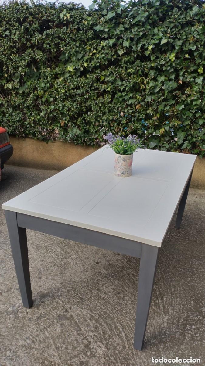 Antig&uuml;edades: Mesa maciza de comedor Vintage RESTAURADA - Foto 6