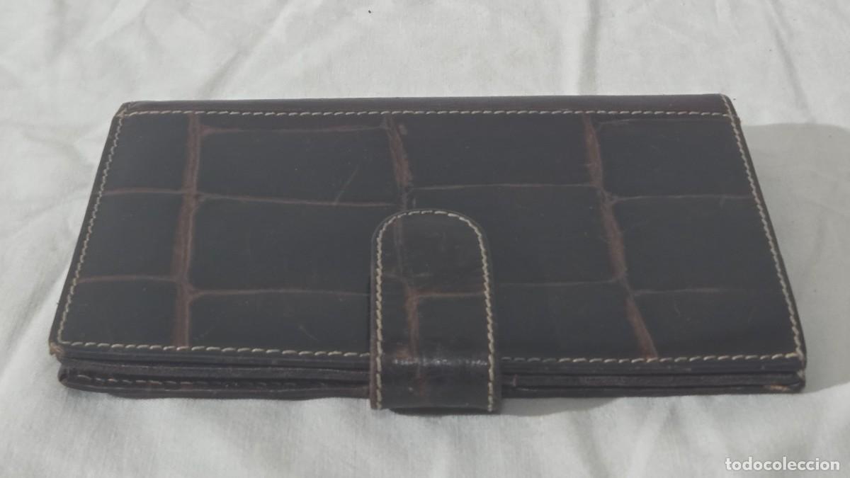 Antig&uuml;edades: Bolso cartera de piel de cocodrilo - Foto 4