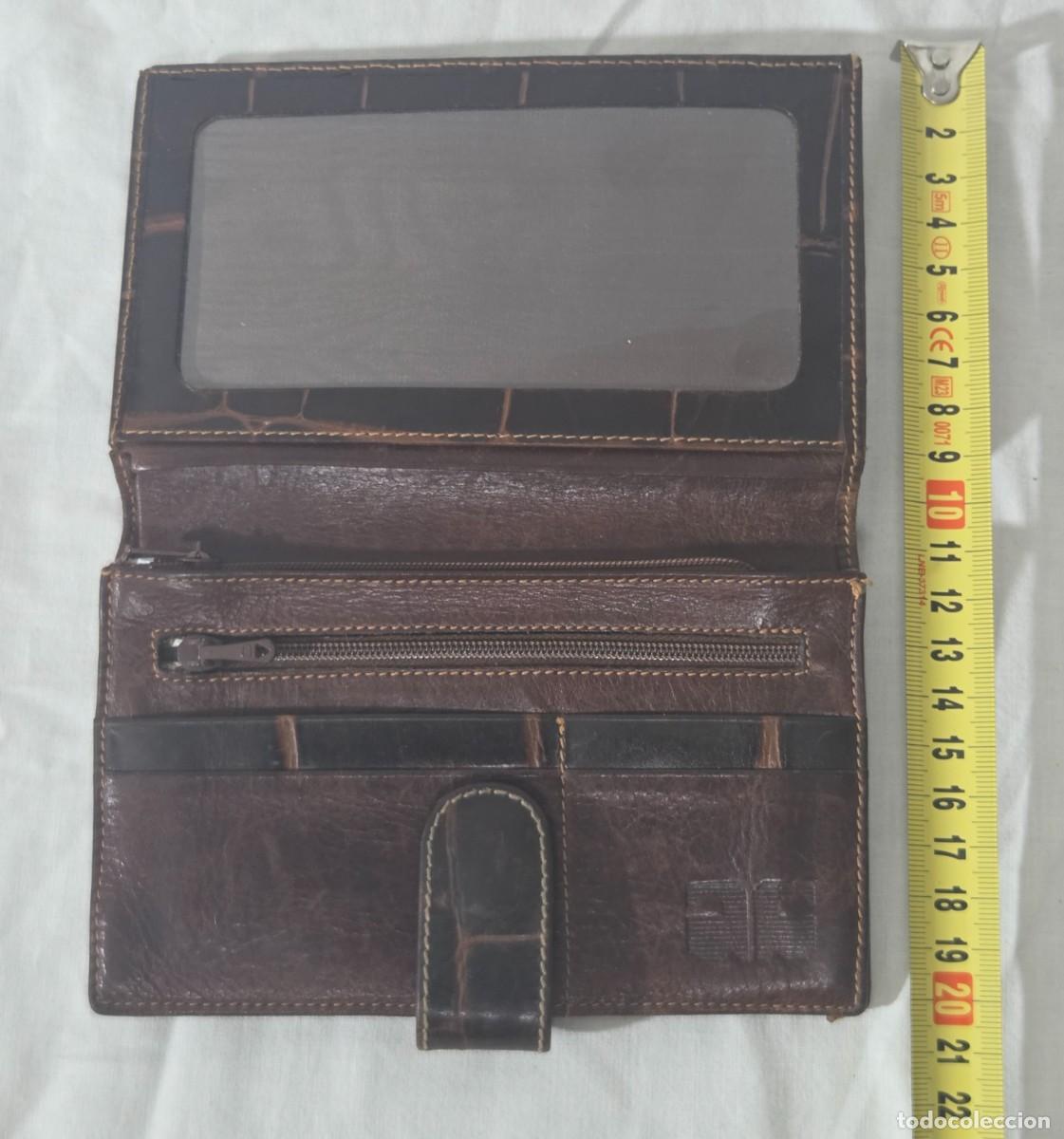 Antig&uuml;edades: Bolso cartera de piel de cocodrilo - Foto 12