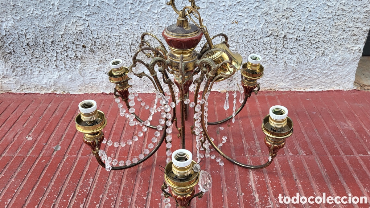 Antig&uuml;edades: Antigua l&aacute;mpara de Techo
