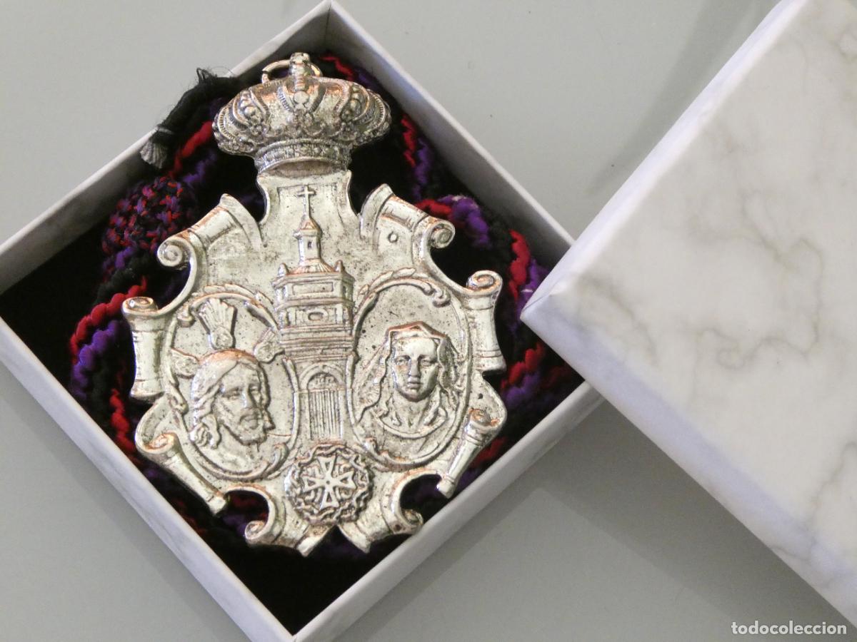 Antig&uuml;edades: MEDALLA MEDALL&Oacute;N RELIGIOSO. M&Aacute;LAGA. HERMANDAD JES&Uacute;S DEL RESCATE Y MARIA GRACIA. 100GR