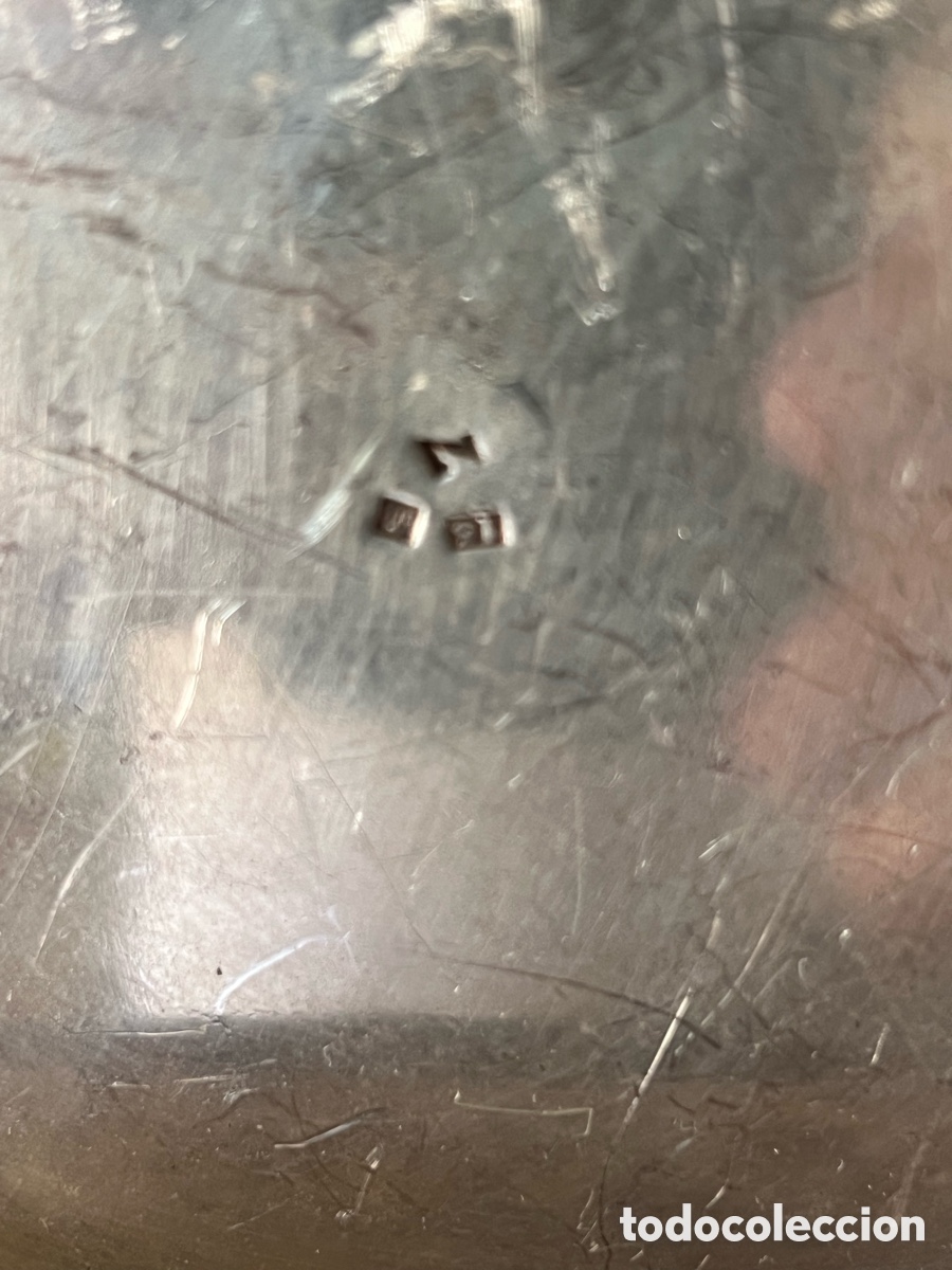 Antig&uuml;edades: Antigua cafetera con punzones plata - Foto 7