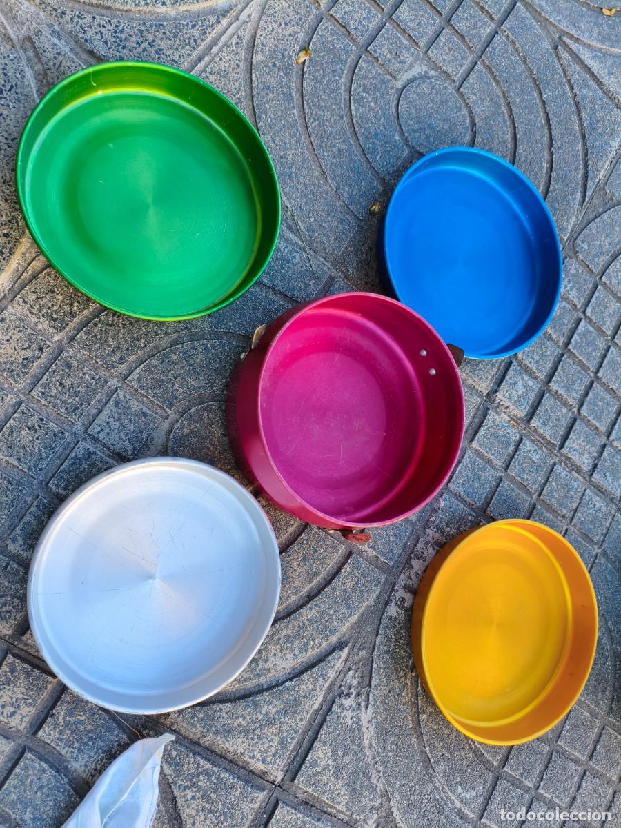 Antig&uuml;edades: Antigua tartera magefesa 20 cm 5 piezas