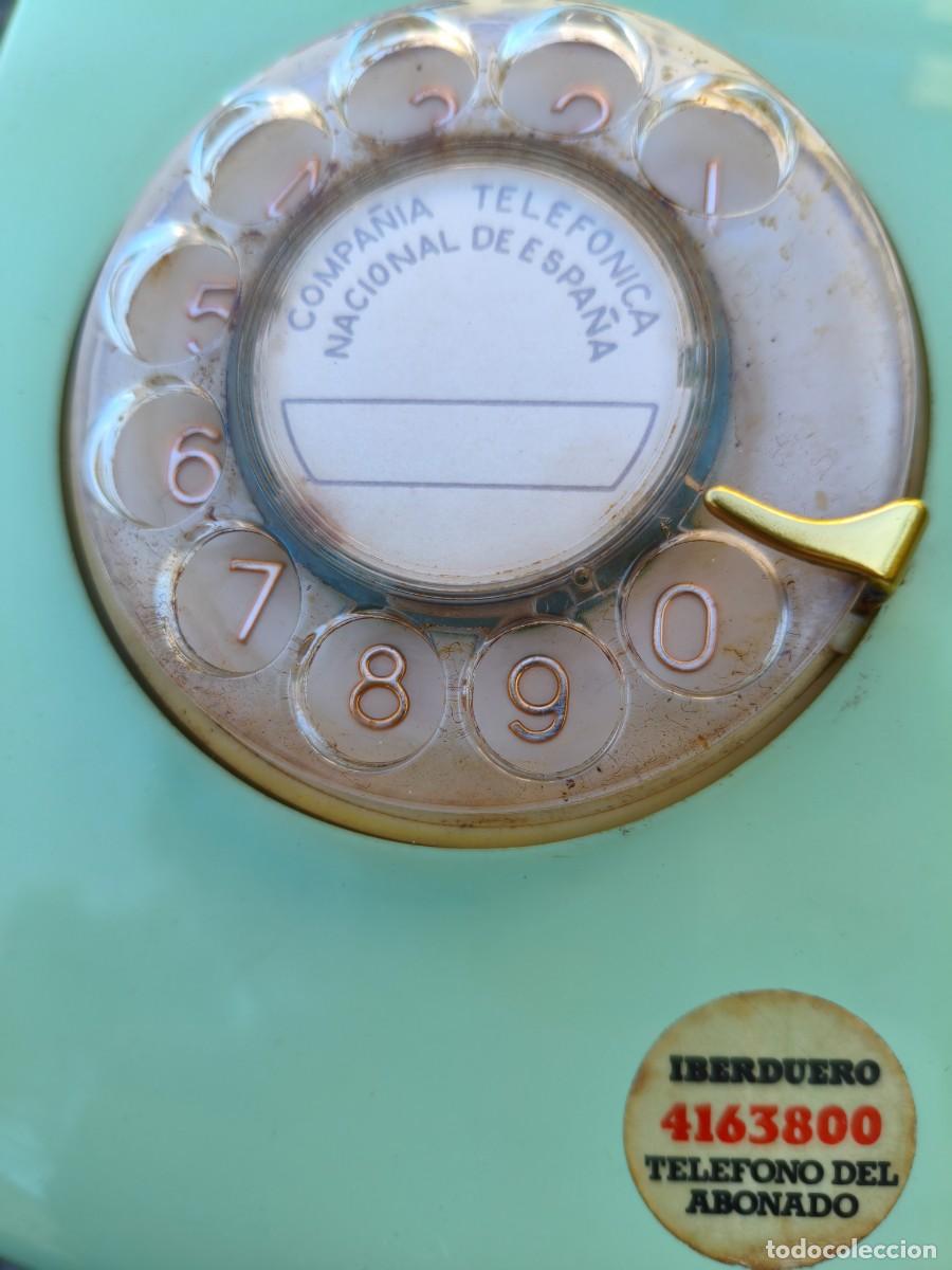 Antig&uuml;edades: Tel&eacute;fono antiguo CTNE verde - Foto 2