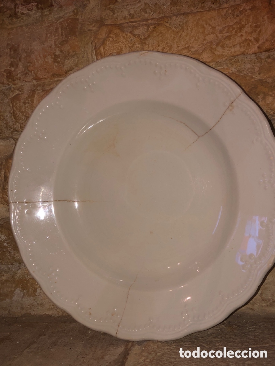 Antig&uuml;edades: Plato hondo antiguo san Claudio