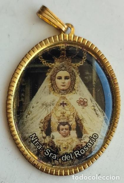 Antig&uuml;edades: BONITA MEDALLA DE NUESTRA SE&Ntilde;ORA DEL ROSARIO