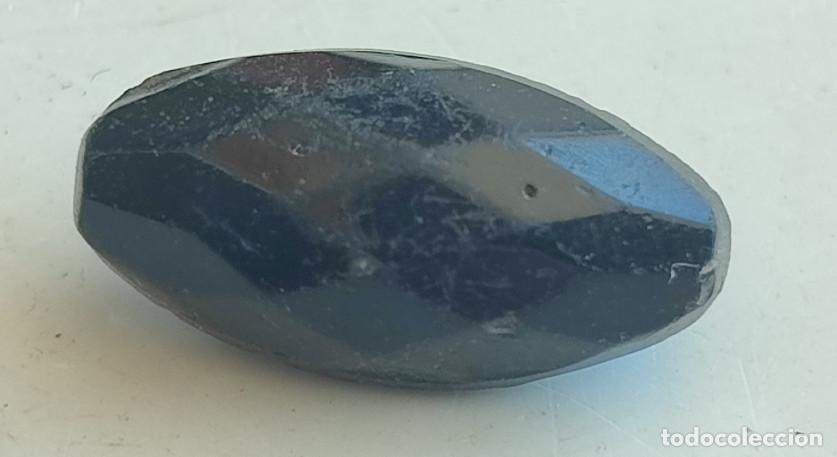 Antig&uuml;edades: BOTON ANTIGUO DE AZABACHE, OVALADO, SIGLO XIX, 18 MM