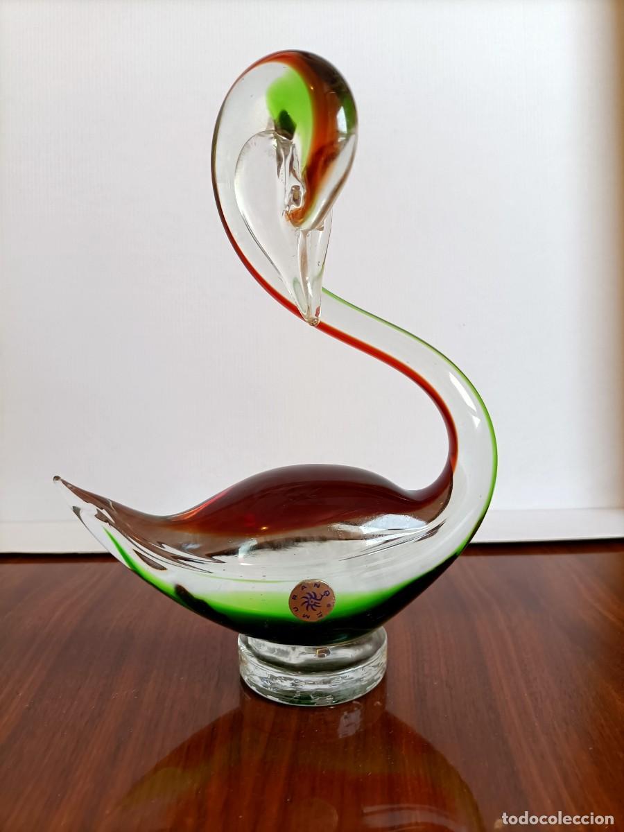 Antig&uuml;edades: Cisne de cristal de Murano