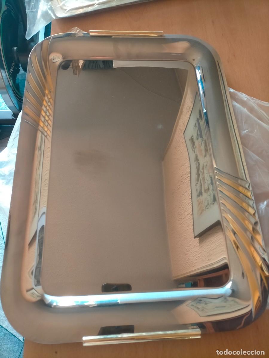 Antig&uuml;edades: Bandeja italiana de acero inox 18/10