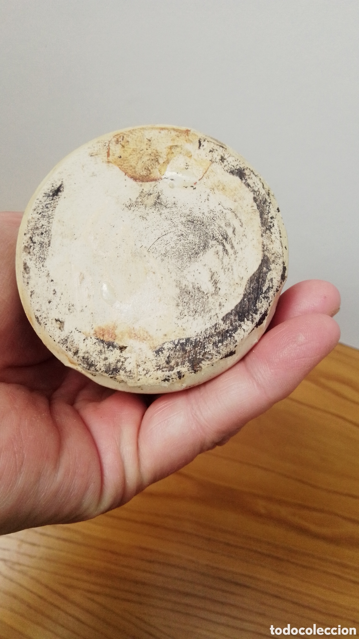 Antig&uuml;edades: ANTIGUA BOTELLA INGLESA DE TINTA FABRICADA EN GRES - Foto 4