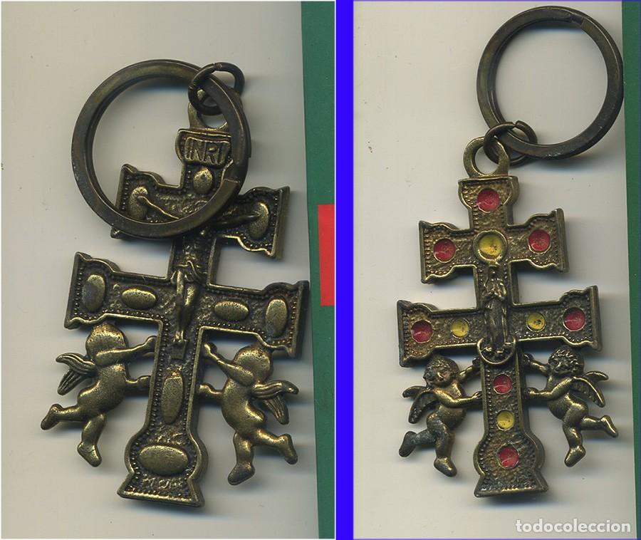 Antig&uuml;edades: CRUZ DE CARAVACA METAL MIDE 6,5/4 CM
