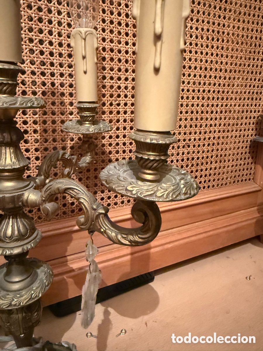 Antig&uuml;edades: Elegante Candelabro de Cobre - Foto 3