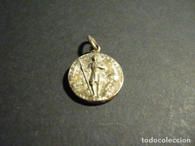 Antig&uuml;edades: SAN ISIDRO LABRADOR Y VIRGEN DE LA PALOMA MADRID ANTIGUA MEDALLA 1,5 CM